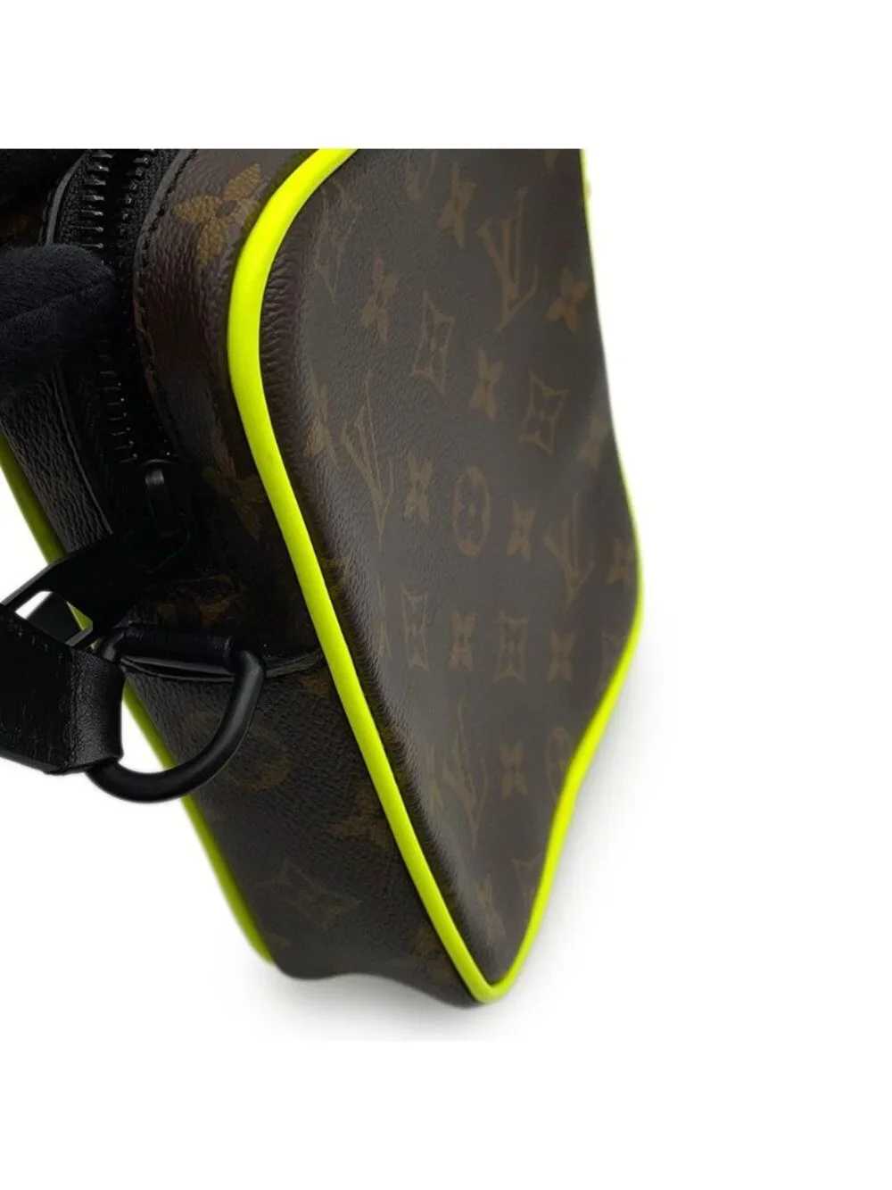 Louis Vuitton Shoulder Bag Monogram Macassar Christopher Wearable Wallet Black